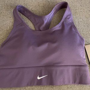 Lavender Nike Swoosh Bra